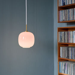 VL45 Radiohus Pale Rose Pendant, Louis Poulsen