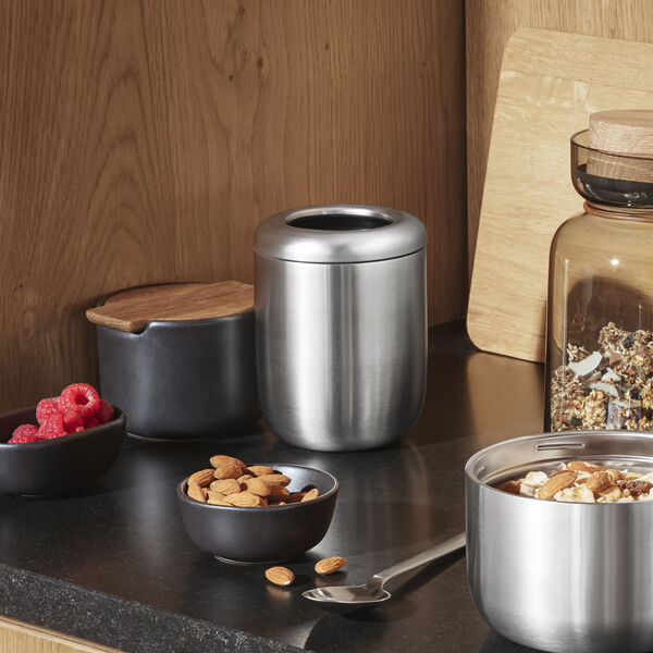 To Go Thermo Mealbox, steel/black, Eva Solo