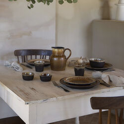 Poterie Plate &Oslash; 26 cm, mocca, Costa Nova