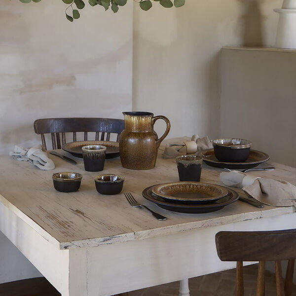 Poterie Plate &Oslash; 26 cm, mocca, Costa Nova