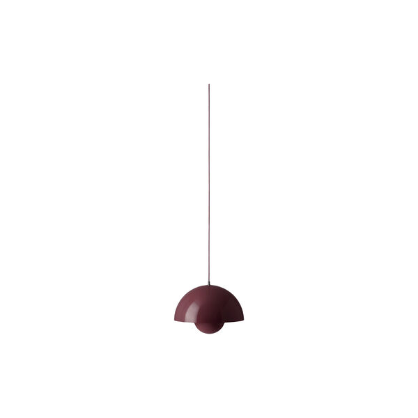 Flowerpot VP7 Pendant, dark plum, &Tradition