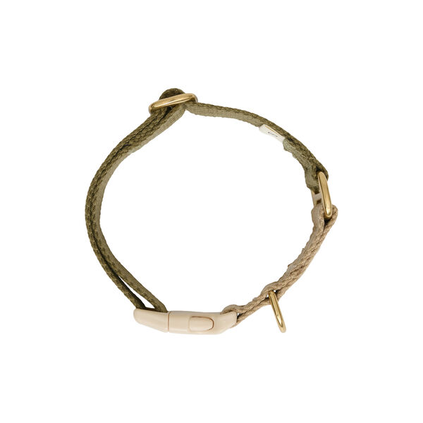 Soft & Adjustable Dog Collar, Olive, Drew's Dogwear