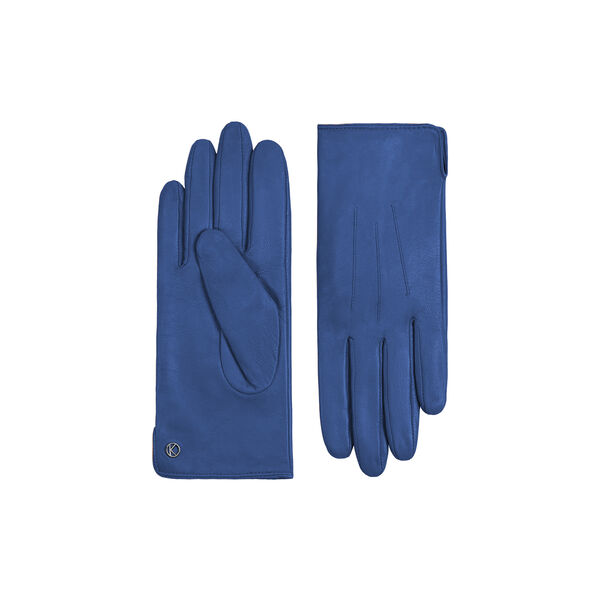 Carla Leather Gloves, denim blue, Kessler