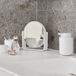 Tischspiegel mit 5-facher Vergr&ouml;&szlig;erung, wei&szlig;, Zone Denmark