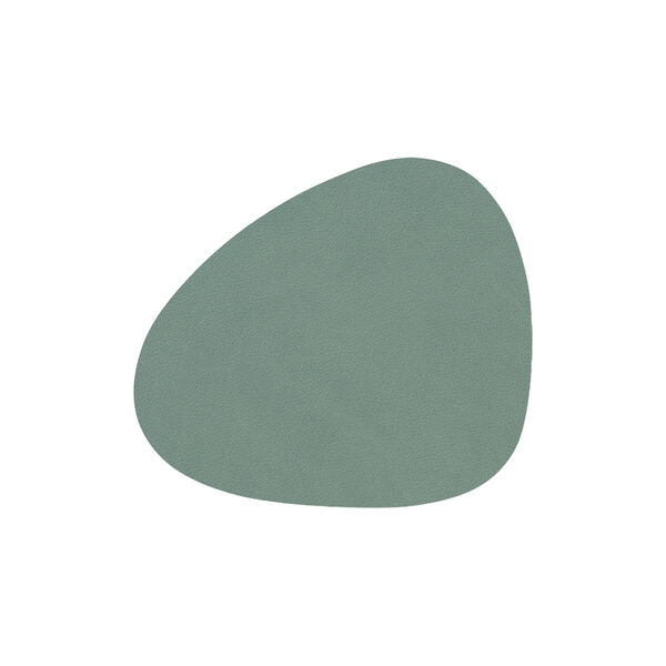 Nupo glass mat Curve, pastel green, LIND DNA