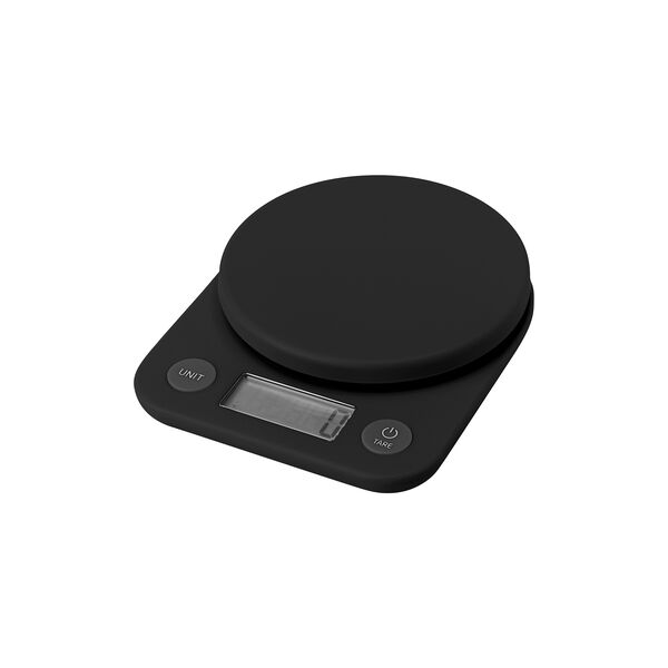 FOODIE kitchen scale, black, RIG-TIG