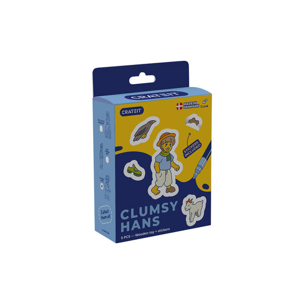H.C. Andersen Wooden Toy | Clumsy Hans, Crateit