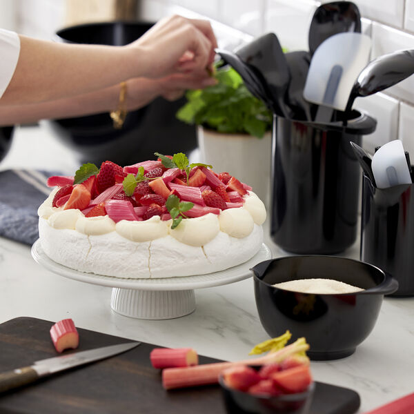 NEW Classic Kitchen Spoon Broad, carbon black, Rosti