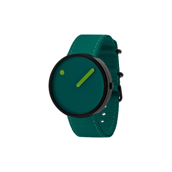PICTO Wrist Watch, ocean green/matt black/ocean green, PICTO