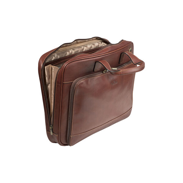 Computertasche, dunkelbraun, Tony Perotti