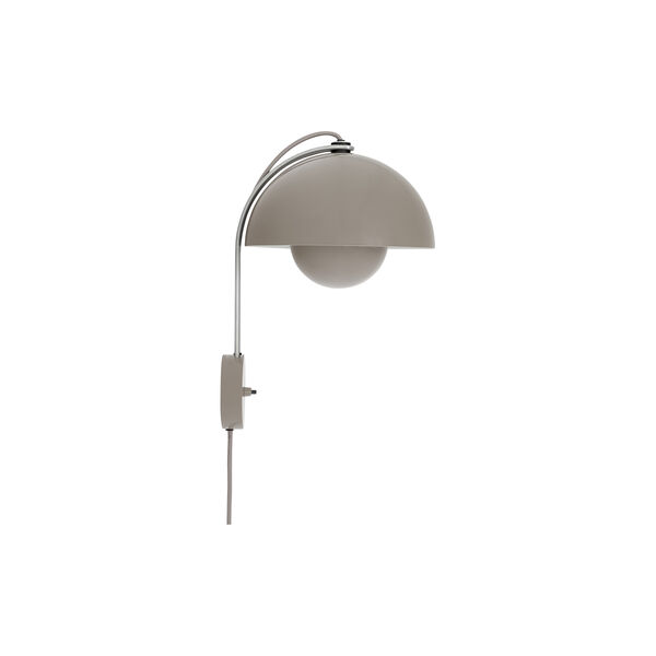 Flowerpot VP8 Wall Lamp, grey beige, &Tradition