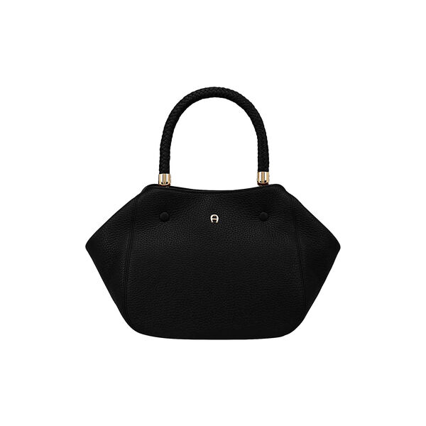 Carr&eacute; Soft Handbag M, black, Aigner