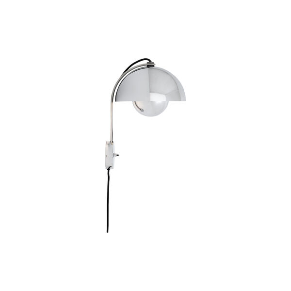 Flowerpot VP8 Wall Lamp, chrome-plated, &Tradition