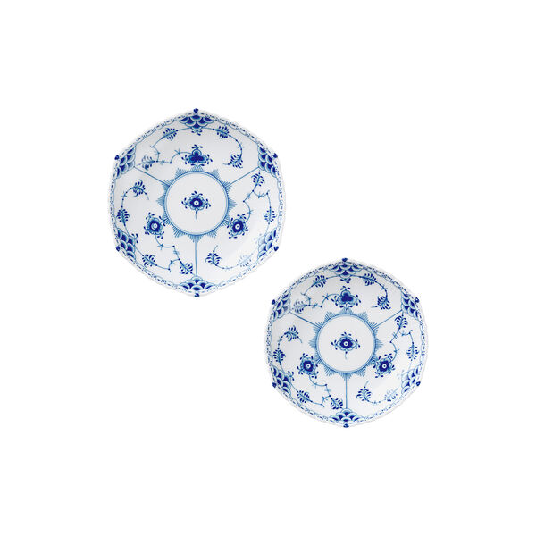 Musselmalet Vollspitze Schalenset, 2 Stk., Royal Copenhagen