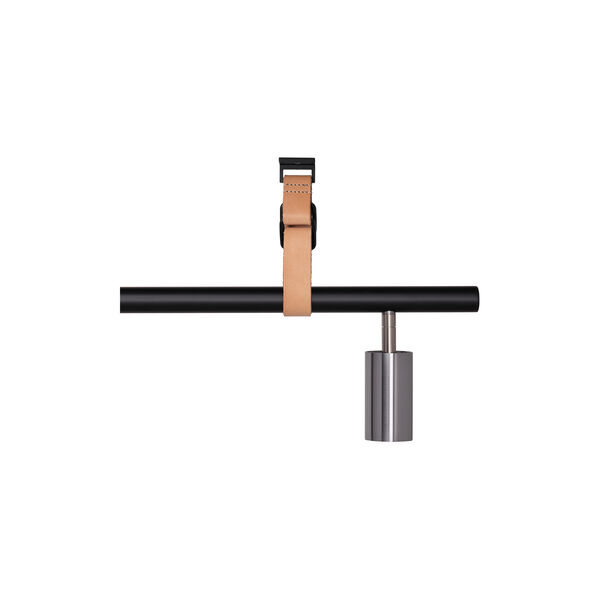 Long John 4 Spot Pendant Nature Leather, black/steel, Rubn