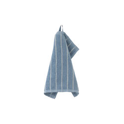 STRIPE 1979 Facecloth, blue hour, Georg Jensen Damask