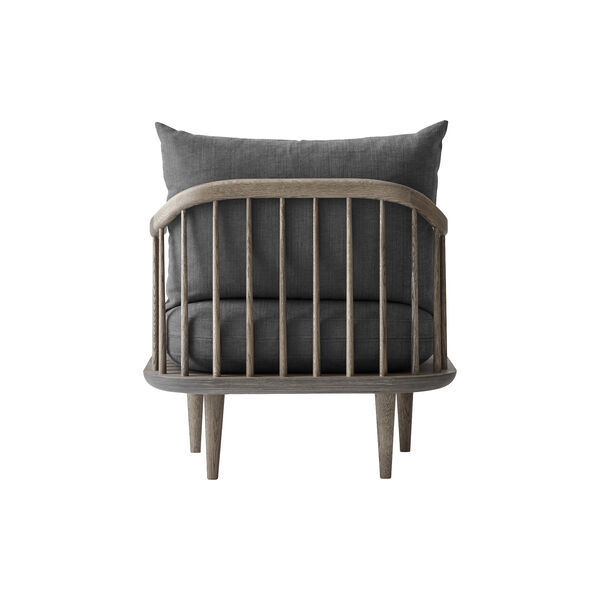 Fly SC10 Lounge Chair, Hot Madison 093/smoked oiled oak Fly SC10 Lounge Chair, Hot Madison 093/smoked oiled oak, &Tradition