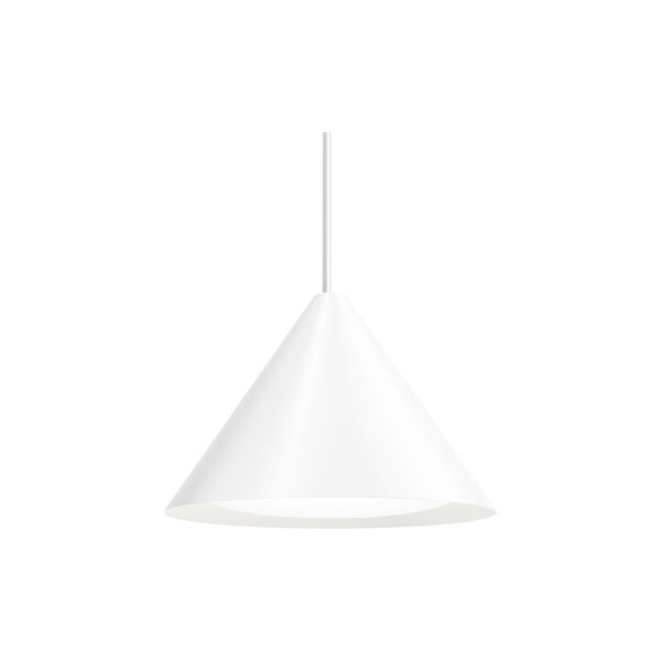 Keglen Pendelleuchte, white, Louis Poulsen