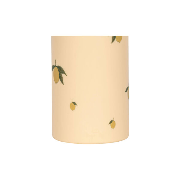 Silikon-Trinkflasche, lemon, Konges Sløjd