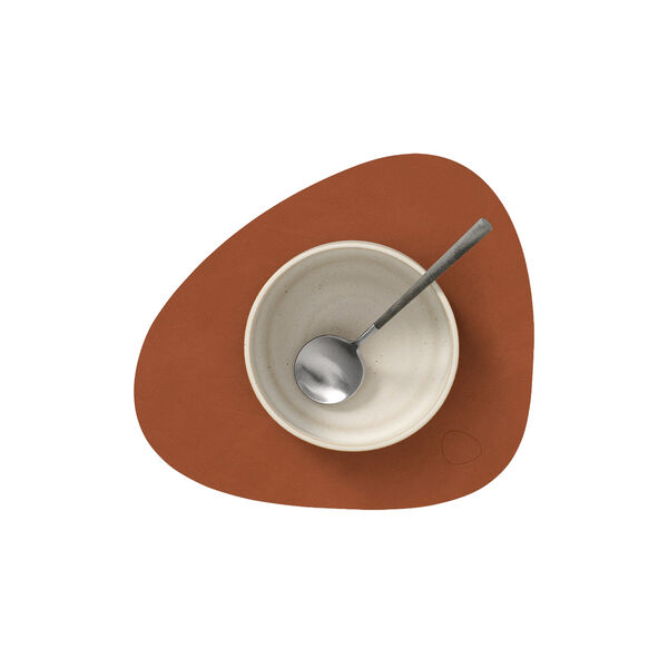 Nupo table mat Curve S, rust, LIND DNA