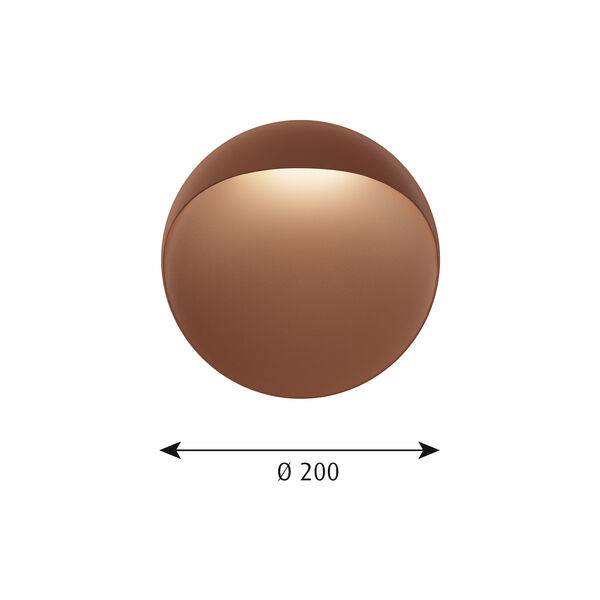 Flindt Wandleuchte S, corten, Louis Poulsen