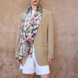 TROPICAL&nbsp;SYMMETRY&nbsp;Schal, pink, Bella Ballou