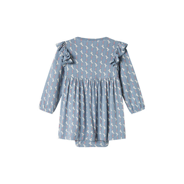 Ramona Frill LS Dress, unicorn dream, MarMar Copenhagen