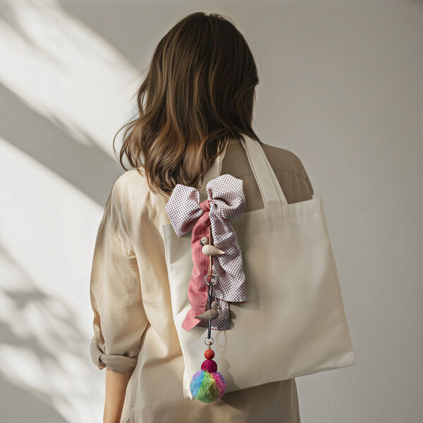 Vogel-Schlüsselanhänger, schwarz, Kay Bojesen Denmark