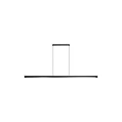 INLAY S1900 LINEAR Pendant, matt black/satin silver, LIGHT-POINT
