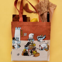 Holiday rush Tote bag, Moomin Arabia