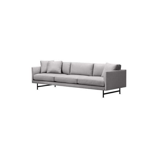 5623 Calmo 80 3-Sitzer-Sofa, gr&aring;/sort, Fredericia Furniture