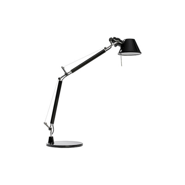 Tolomeo Micro Tischlampe, gl&auml;nzend schwarz, Artemide