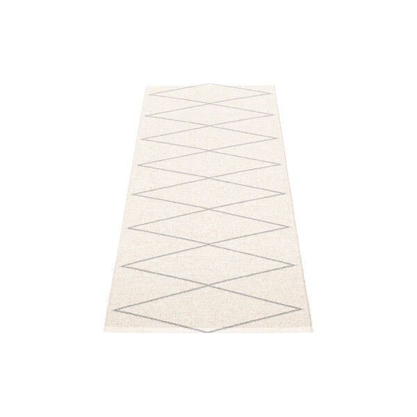 Max Plastic Rug, grey/vanilla, Pappelina