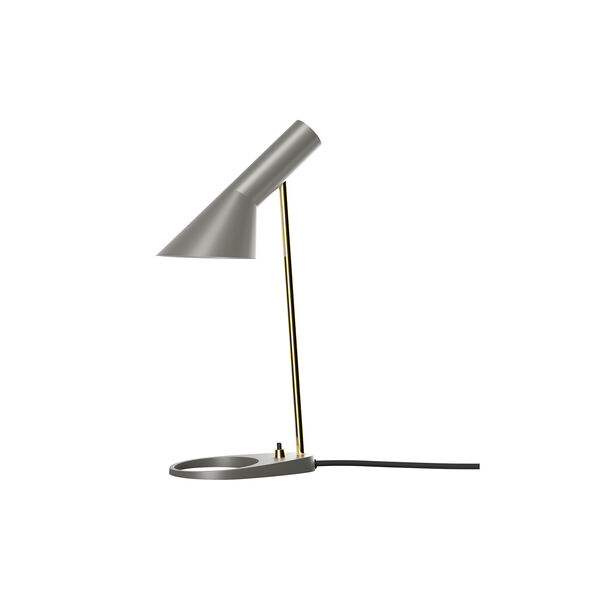 AJ Mini Table Lamp, brass/warm grey, Louis Poulsen