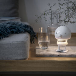 LED lampe L, white, Hoptimist