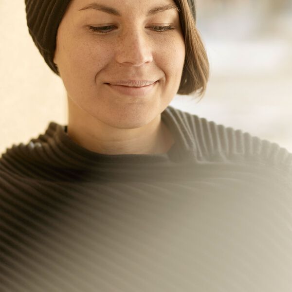 Pleece Poncho, schwarz, Design House Stockholm