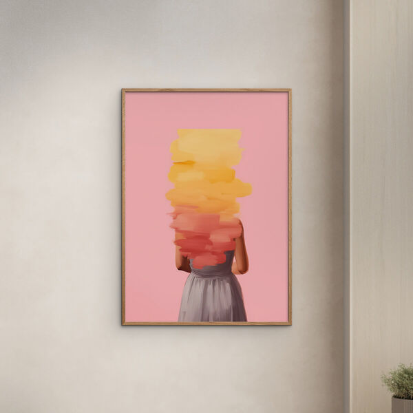 Lady Paint 2, Poster & Frame