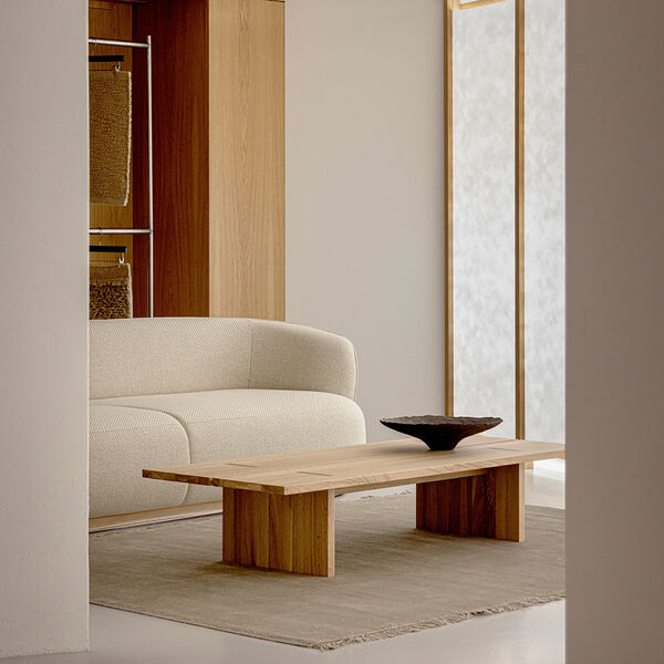 Abyss Bliss gulvt&aelig;ppe, sand, Linie Design