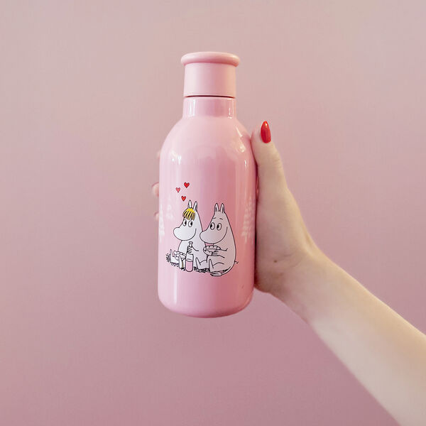 DRINK-IT vacuum insulated bottle 0,5 L, moomin love, RIG-TIG