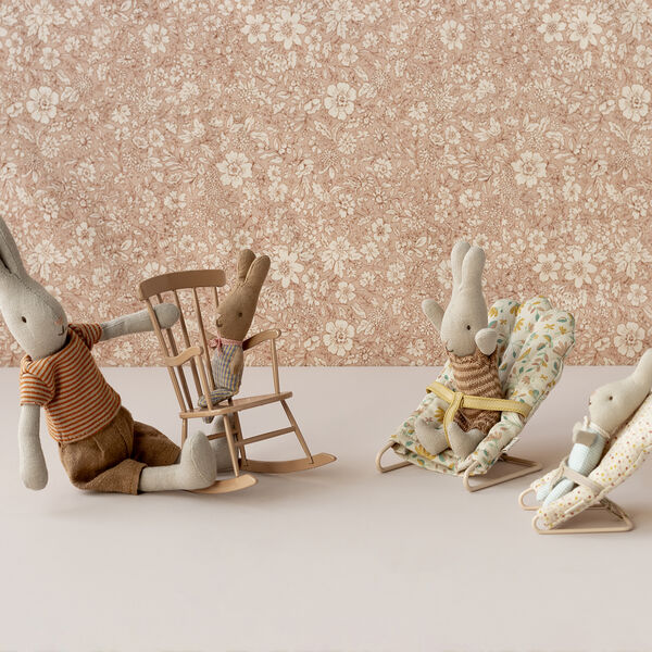 Mein Hase, rosa/blau kariert, Maileg
