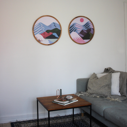 Pink Sun Purple Sea, Papirv&aelig;rk