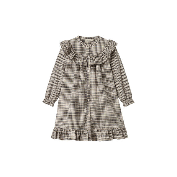 Dalina Dress, pilot navy check, MarMar Copenhagen