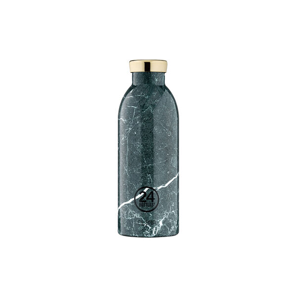 Clima Thermoflasche, green marble, 24Bottles