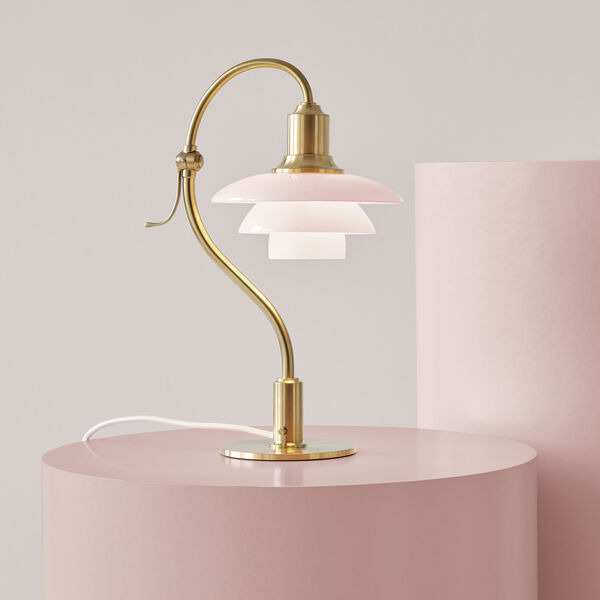 PH 2/2 Question Mark Pale Rose Table Lamp, Louis Poulsen