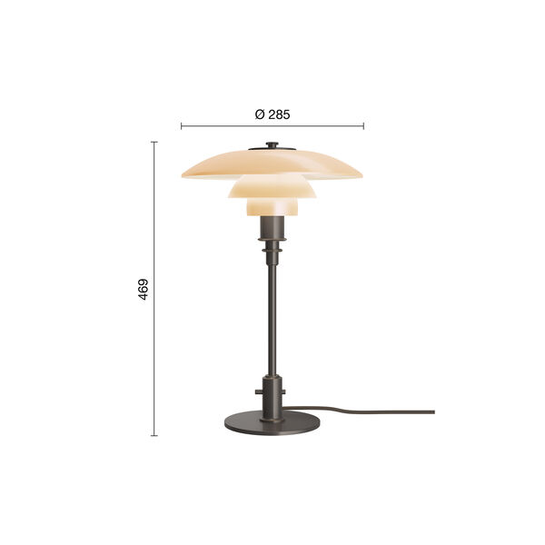 PH 3/2  Dusty Terracotta Limited Edition Table Lamp, Louis Poulsen