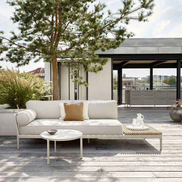 VIPP720 Open-Air Sofa mit offenem Ende, rechts, Sand, Vipp