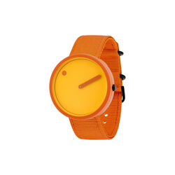 Picto Wrist Watch, burnt yellow/burnt orange, PICTO