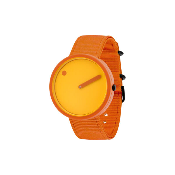 Picto Wrist Watch, burnt yellow/burnt orange, PICTO