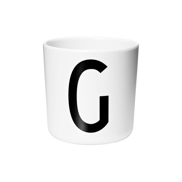 Melamin-Tasse, Design Letters