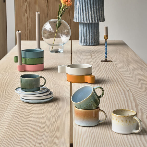 Styles Espressotassen 2 Stk., blau/bernstein, Villa Collection